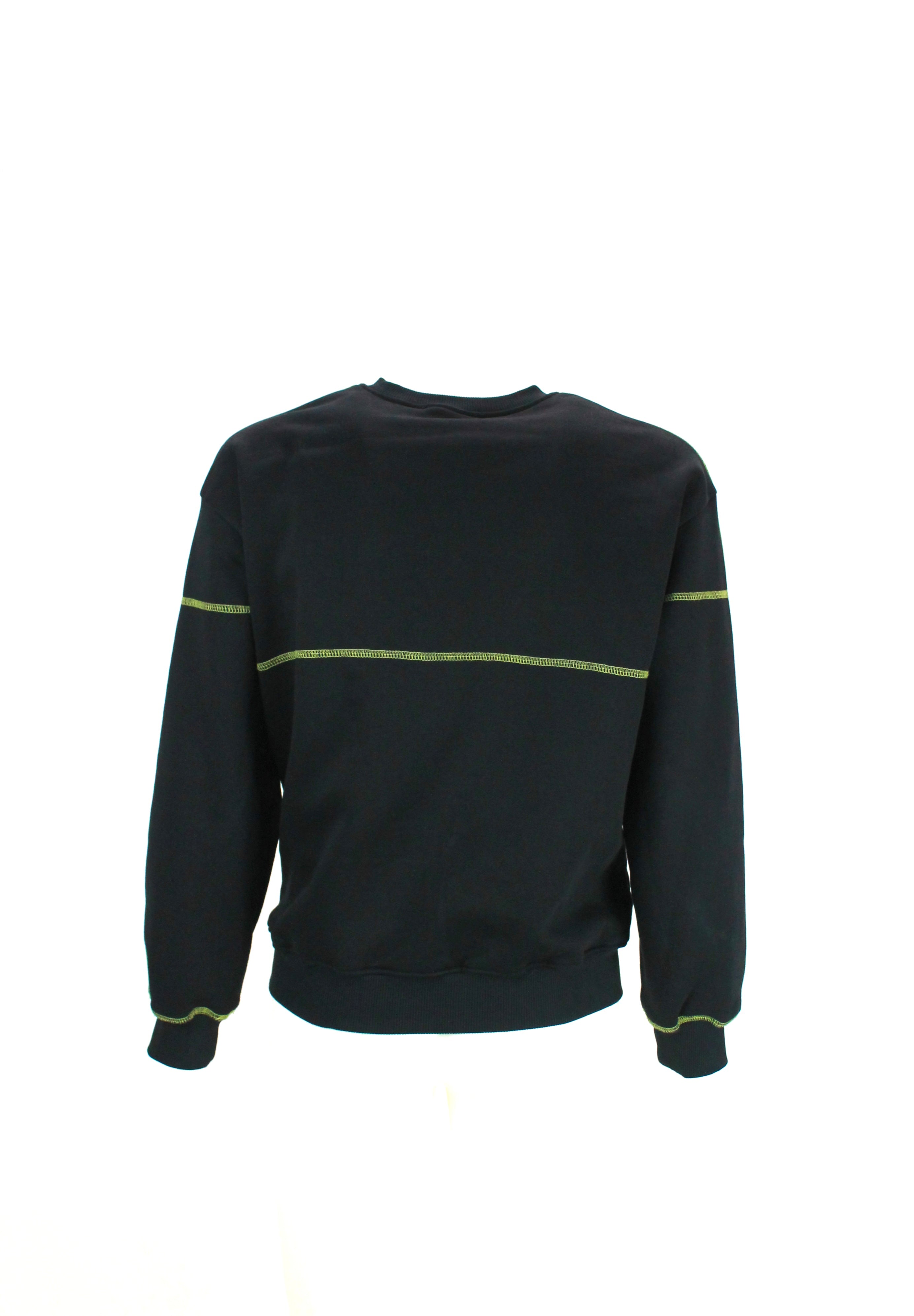 Crewneck midnight black/lime