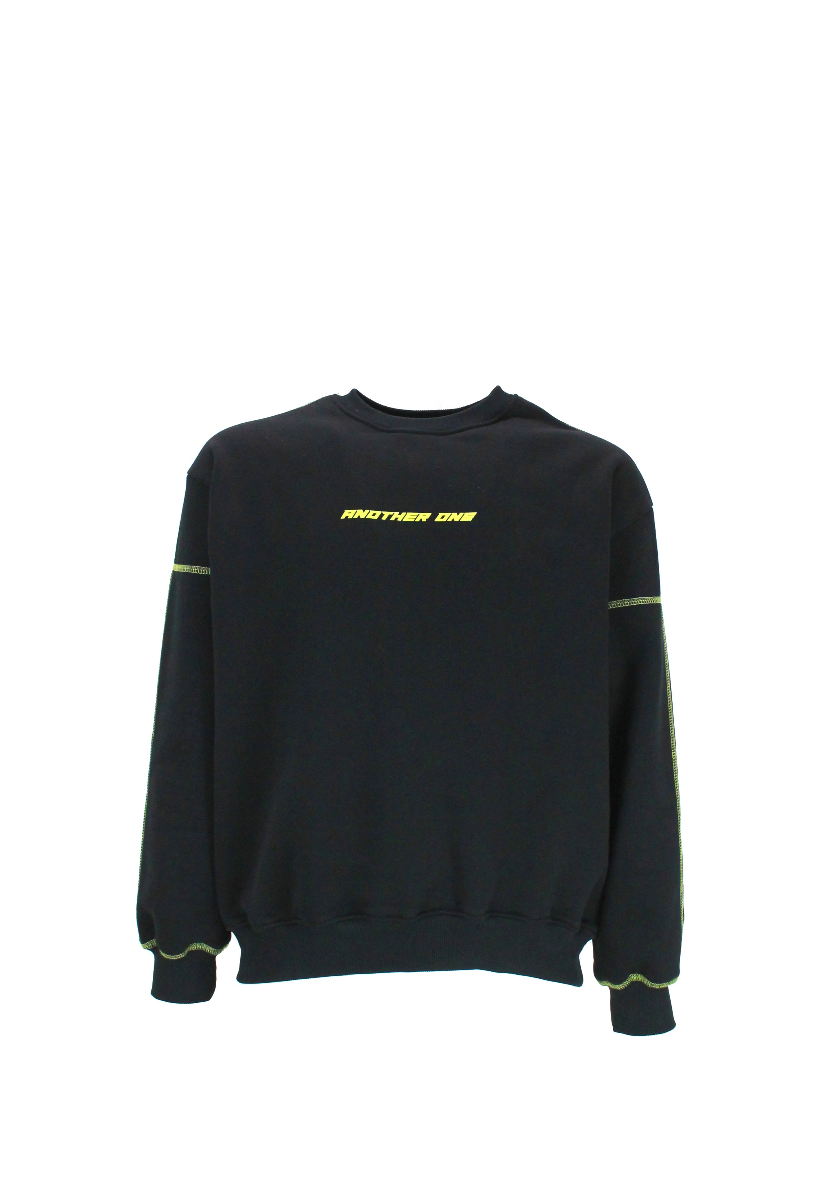 Crewneck midnight black/lime